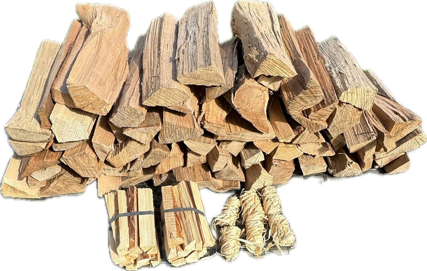 Barbecue Kiln Dried Hardwood Logs/Pizza Oven Logs/Firepits Logs/Outdoor Cooking Fuel 44 Litre Box